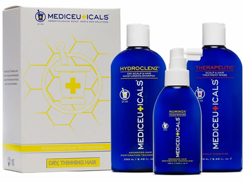 Hair Restoration Kit for Men Dry (Hydroclenz, Numinox, Therapeutic) | набір для стимулювання росту волосся (нормальне волосся) MEDICEUTICALS