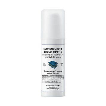 Sonnenschutzcreme SPF 15 mit DMS | Сонцезахисний ДМС крем СПФ 15 DERMAVIDUALS, 50 мл